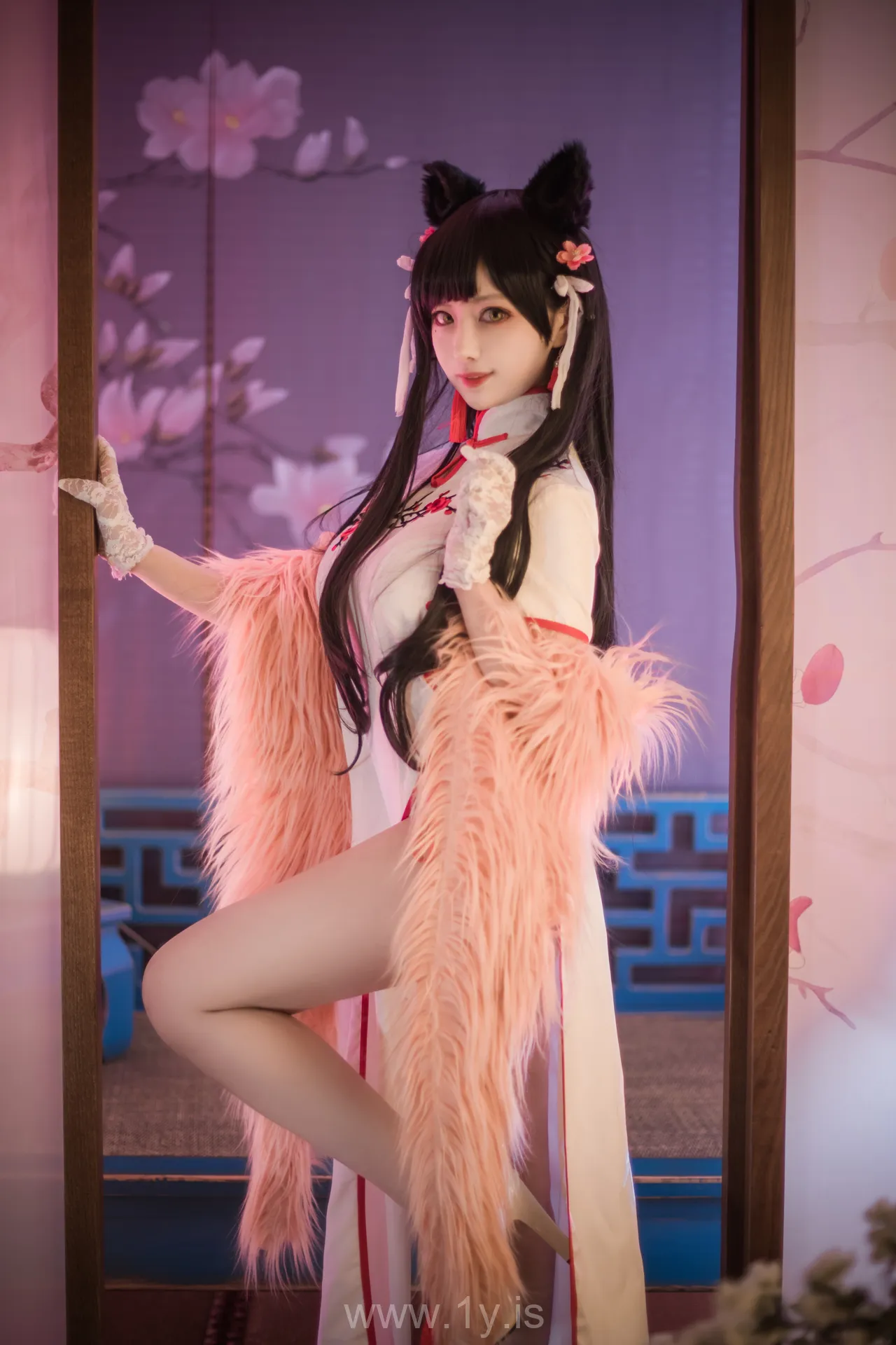 Coser@Shika小鹿鹿 NO.004 Stylish Asian Teen 爱宕旗袍